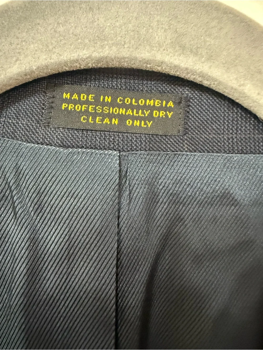 Oscar de la Renta menswear Super 100’s 100% wool 44R blue sports coat blazer